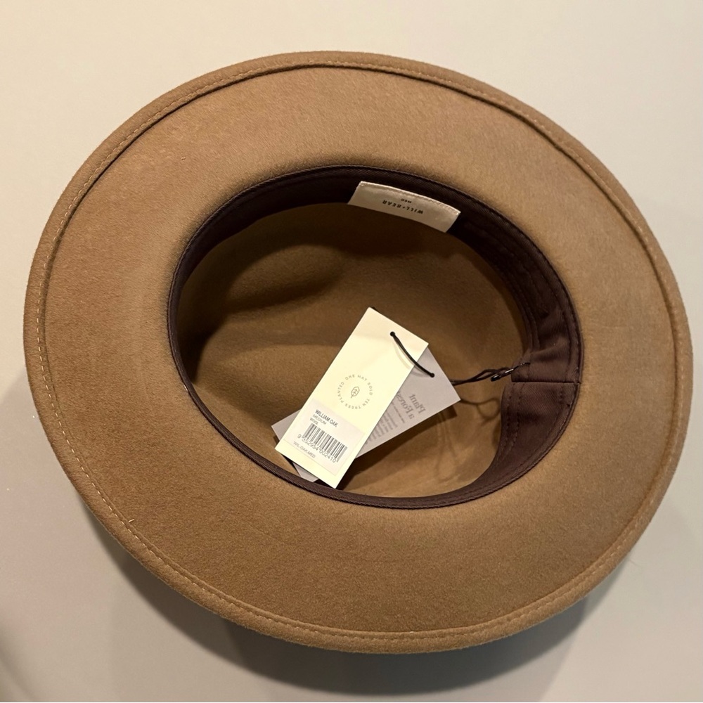 Will + Bear William Wool Hat Oak Packable Classic Unisex Fedora - Picture 11 of 13